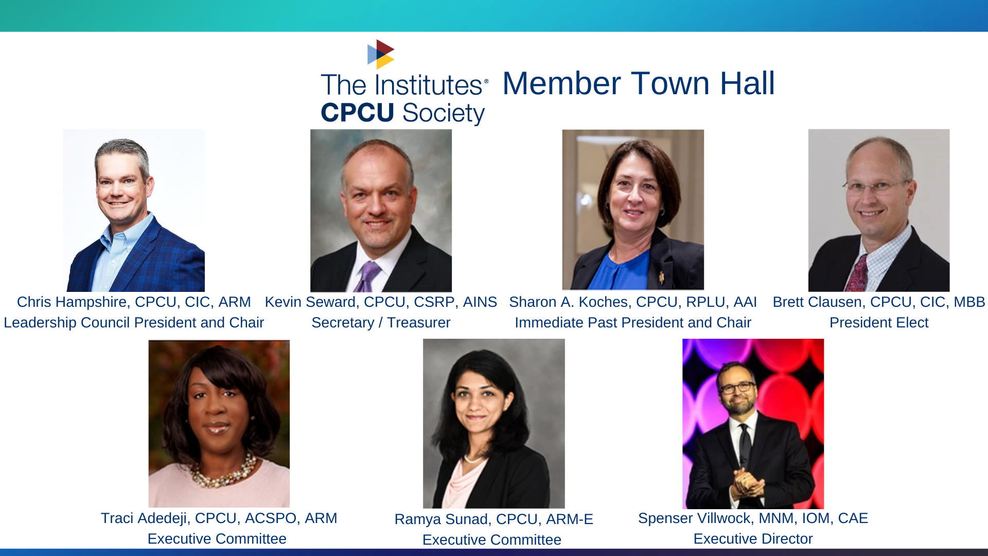 CPCU Society Quarterly Town Hall - May, 19, 2022